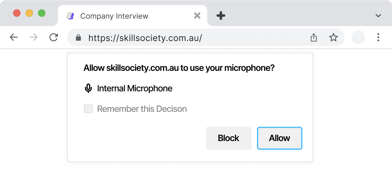 Microphone Permission Image