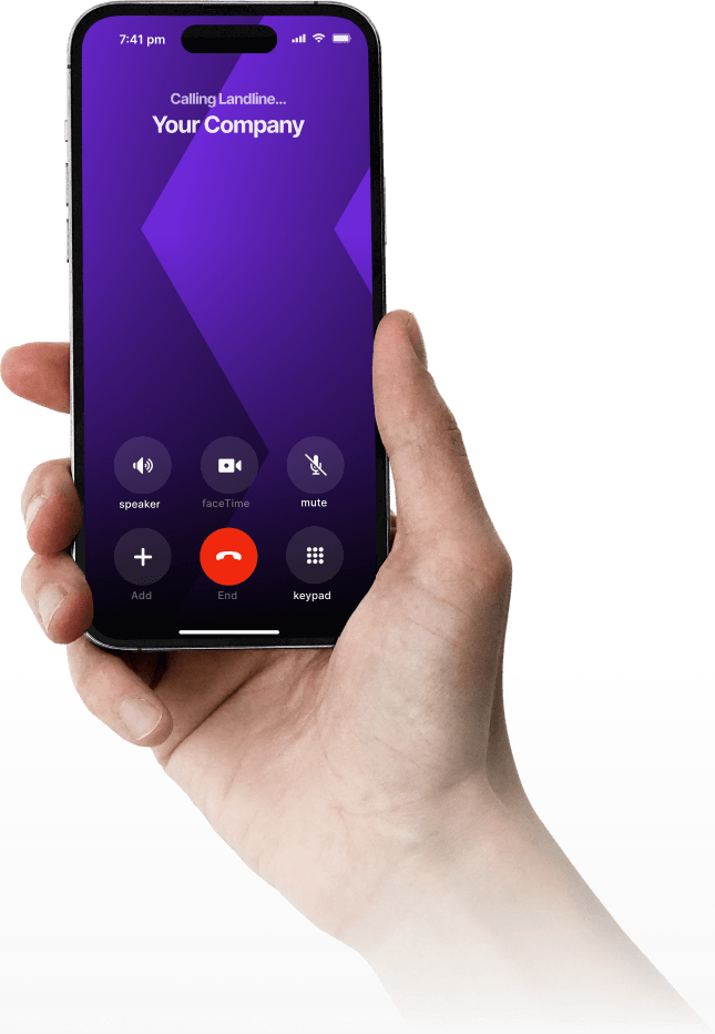 Illustration of screening activity on a phone