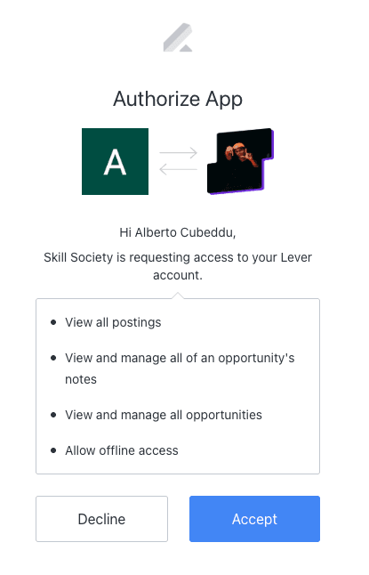 Lever ATS Integration - Permission Settings