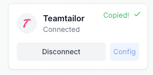 Skill Society TeamTailor ATS Authorisation