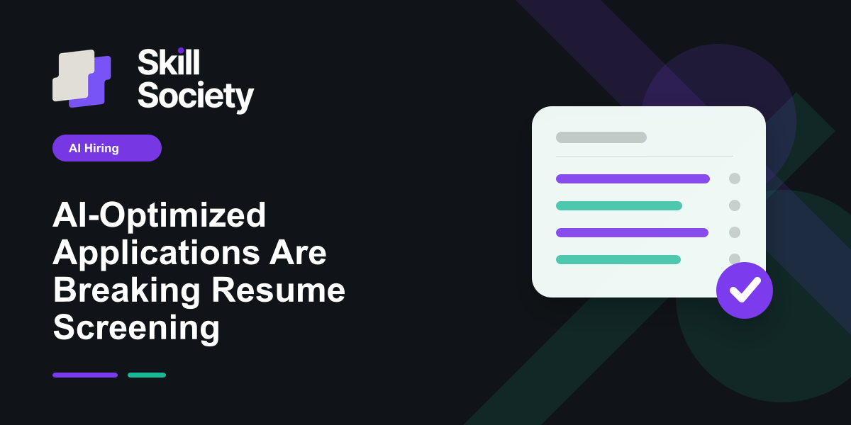 Cover Image for AI-Optimized Applications Are Breaking Resume Screening