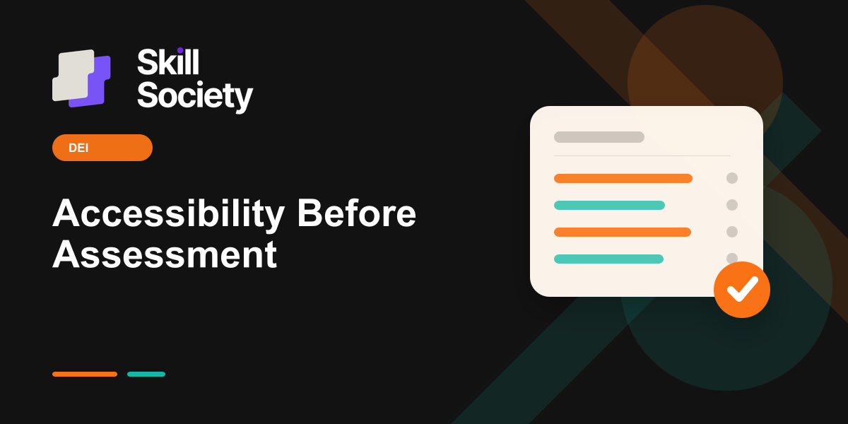 Cover Image for Accessibility Before Assessment